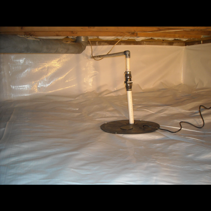 Sump pump installation