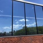 Commercial inventory building glass window replace