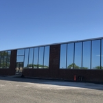 Commercial inventory building glass window replace