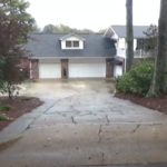 driveway resurfacing before picture