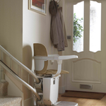 Siena chair with curved rail for stairs that turn