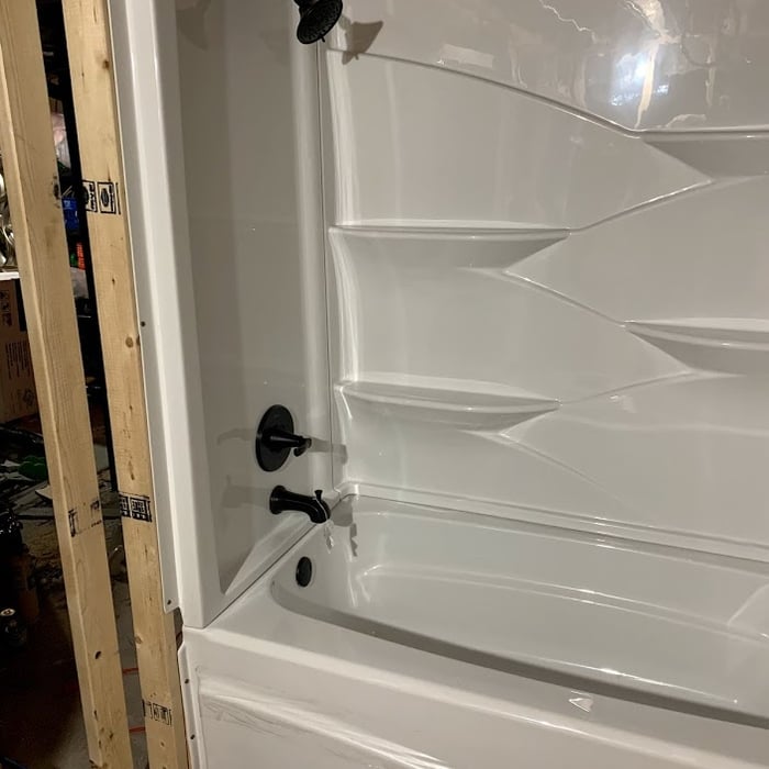 Basement bathroom build.