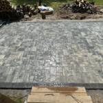 New Paver Patio Installation