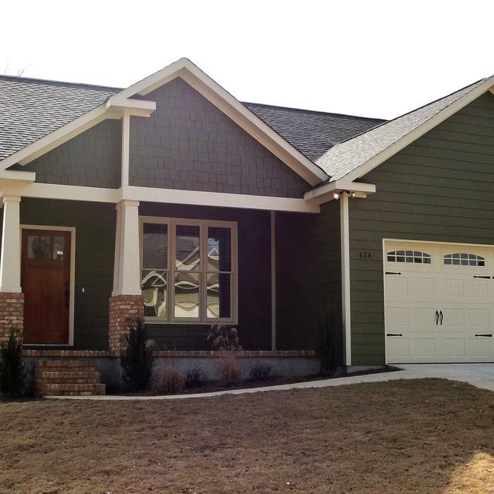Front of new house in Auburn
