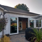 sun room double sliding doors