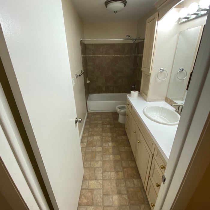 Guest Bathroom Before