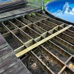 Demo of deck boards
