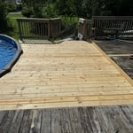 Installed new deck boards