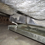 HVAC condensate drip pan