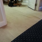 Buckling in entry way and office