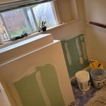 New wall installation and finish