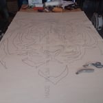 5ft x 6ft custom tiger area rug