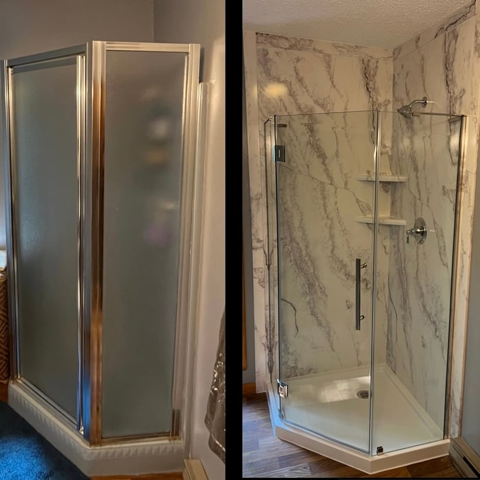 Neo Angle Shower Remodel