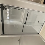 White Acrylic Subway Tile Walls