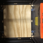 Mounted Plywood (Backboard) with Rack