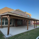 2 large detached patio covers side by side