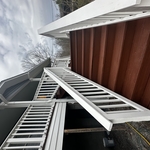 Front Deck after staining