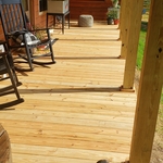 Lakefront deck