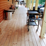 Lakefront deck