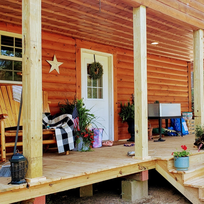 Lakefront deck