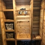 Mud room bench