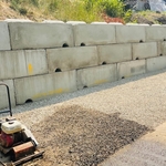 New wall - Parking Space Extension