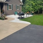Residential patio pad