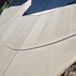 Residential patio pad (circular)