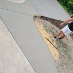 Residential patio pad