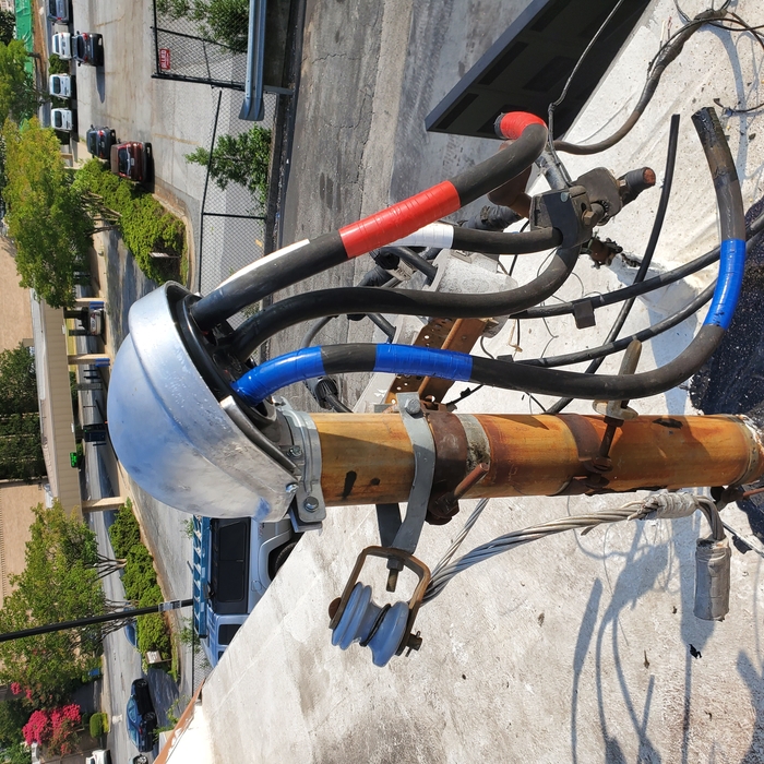 Service entrance repair