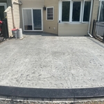 Patio completion