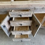 Barnwood vanity