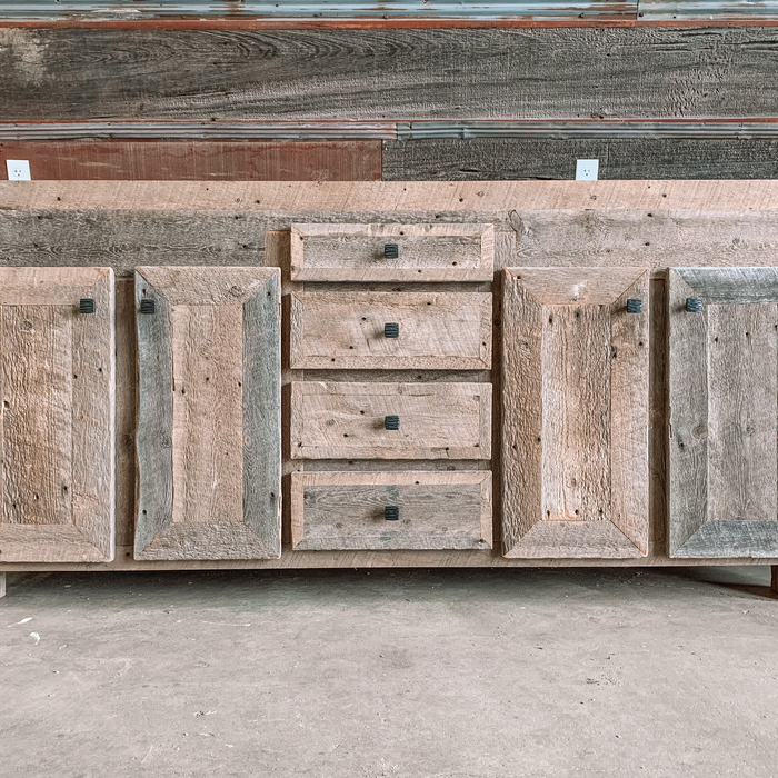 Barnwood vanity