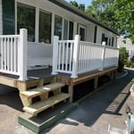New deck built.