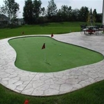putting green inlay