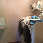 Existing laundry room