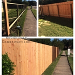 New fence installation