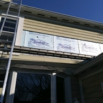Cedar Siding repair on exterior of the home