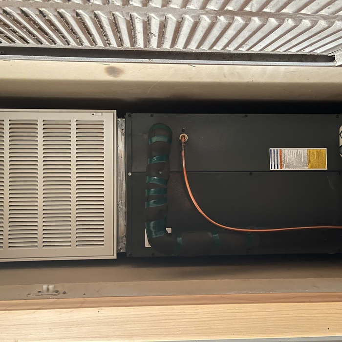 Evaporator coil downflow electric furnace