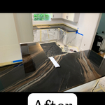 After photo kitchen countertops