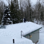 Roof snow removal