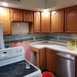 Grouting Backsplash