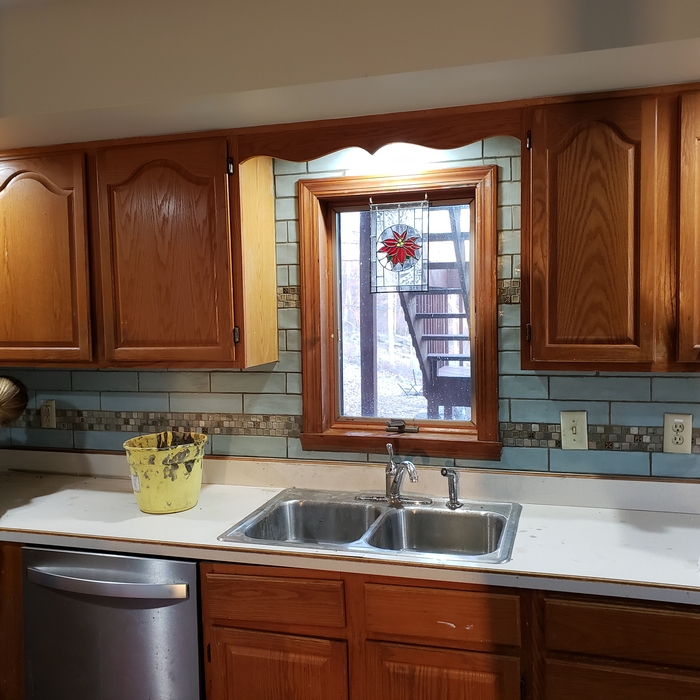 Backsplash Install