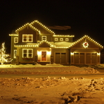 Christmas lighting, elegantly done.