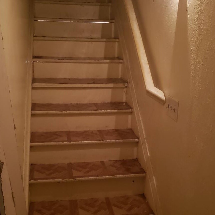 Staircase and steps rebuilt.