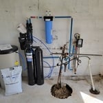 Water Softener with Brine Tank