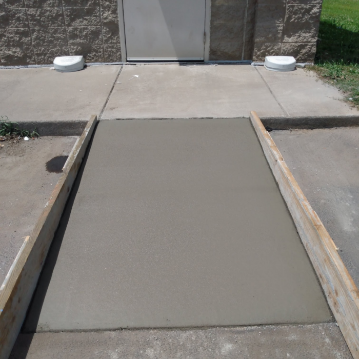 Concrete ramp