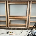 tv wall built in