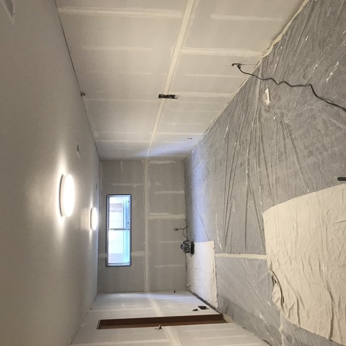 basement after tape and mud
