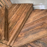 before and after of stairs